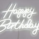Happy Birthday Neon Sign