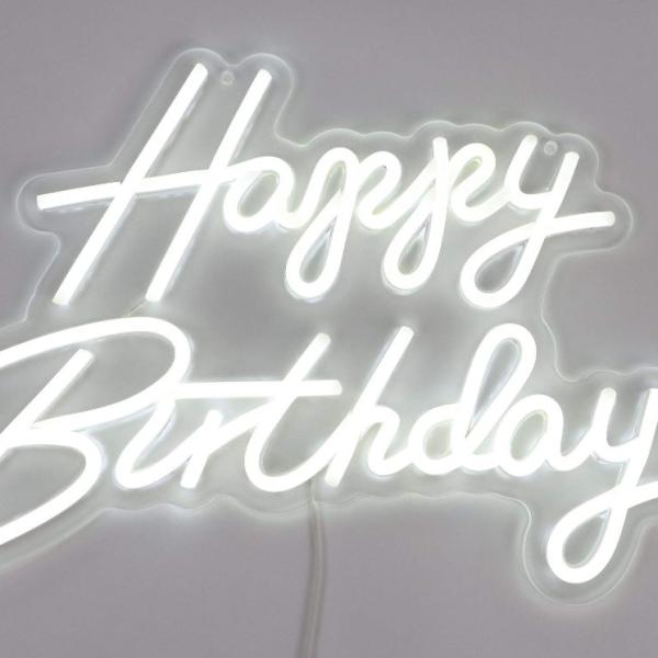 Happy Birthday Neon Sign