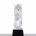 Crystal Award Horse Shape