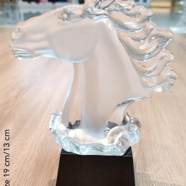 Crystal Award Horse Shape
