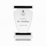 Pentagon Crystal Recognition Plaque