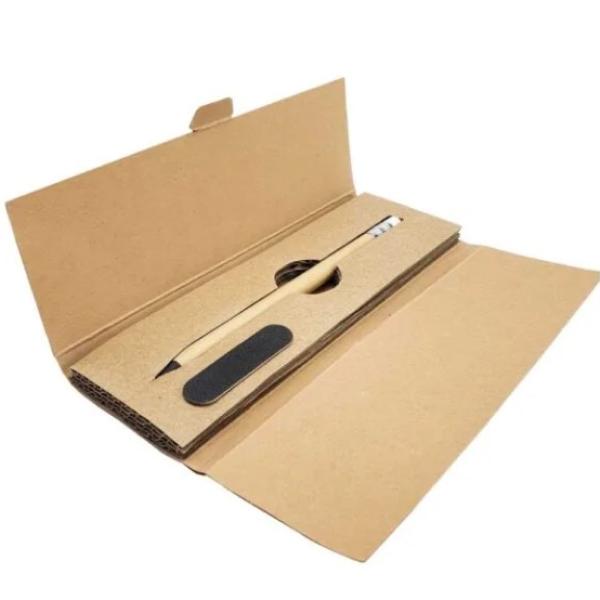 Bamboo Inkless Pens with Eraser, Writing in Black