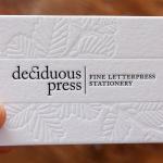 Embossing/Debossing Business Cards