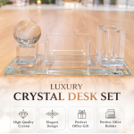 Luxury Crystal Desk Set – 29 x 12 cm
