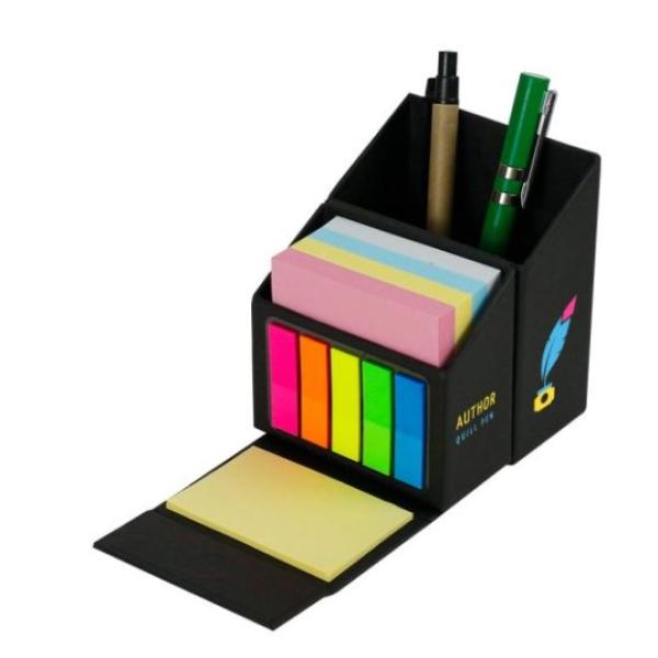 Foldable Memo Pad Sets with Stationery and Pen Holder