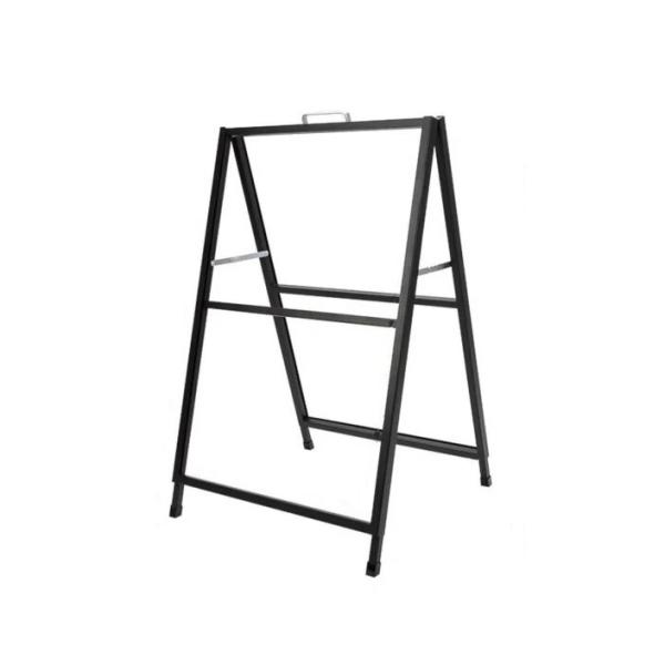 A Board Black Metal, 60x90cm, Top Insert