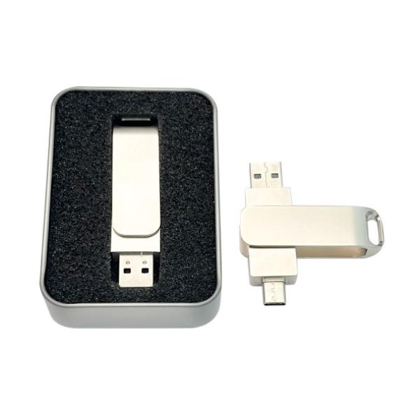 Metal OTG Dual Connector USB Flash Drive