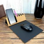 Foldable Cork+PU Mousepad