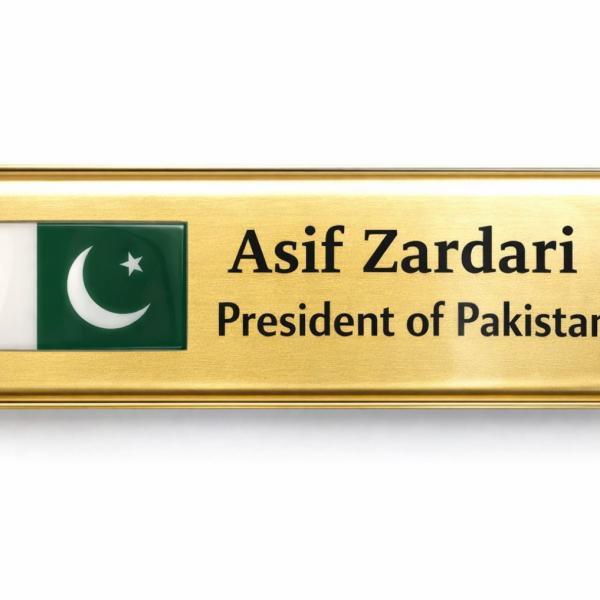 Name Badge with Epoxy