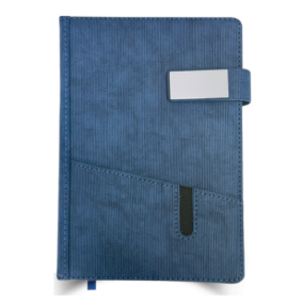 Executive Magnetic Buckle Notebook with Pocket