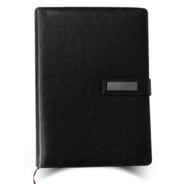 PU Notebook with metal buckle