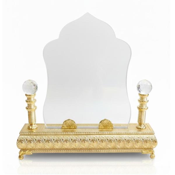 Luxury Crystal Glass Award with Premium Gold Base