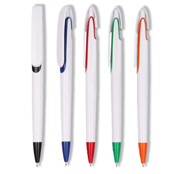 Sleek Curve-Clip Promotional Pen