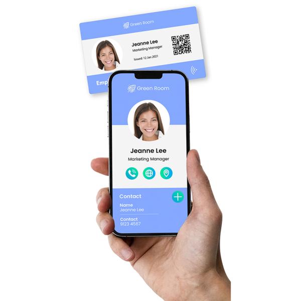 PVC Tap & Save Smart Business Card