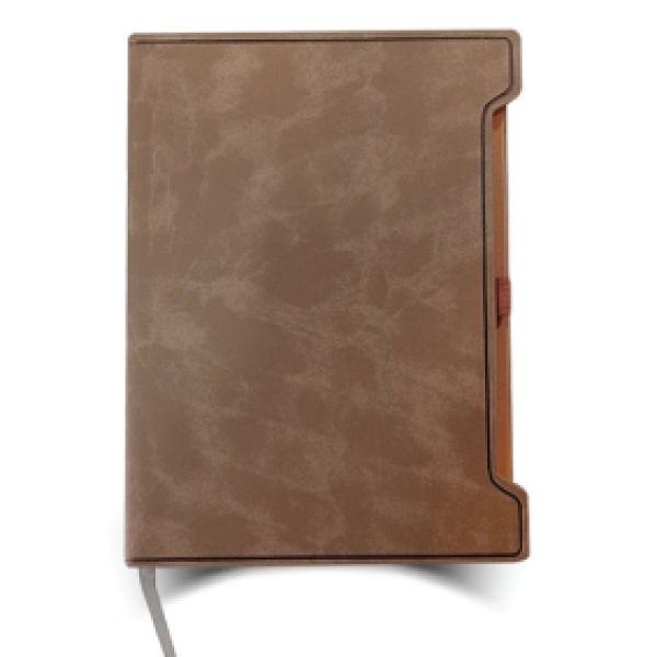 A5 Thermo PU Notebook with Pen Holder