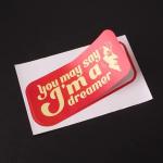 PVC White Half-Cut Stickers (Kiss-Cut)