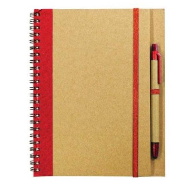 Recycled Notebook with Pen