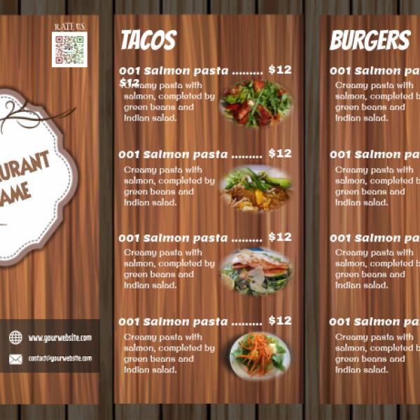 Restaurant Menu Design