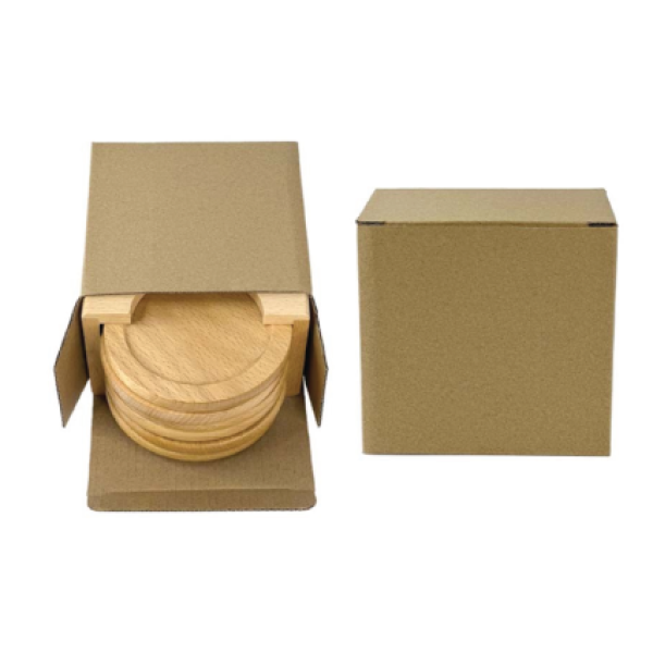 Premium Wooden Coaster Collection: Timeless Design & Natural Sophistication