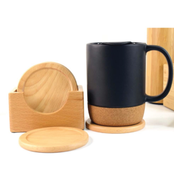 Premium Wooden Coaster Collection: Timeless Design & Natural Sophistication