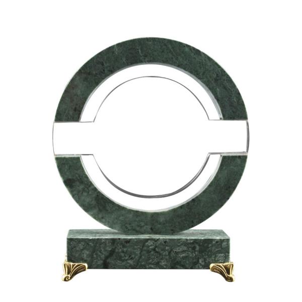 Excellence Round Crystal and Marble Award