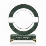 Excellence Round Crystal and Marble Award