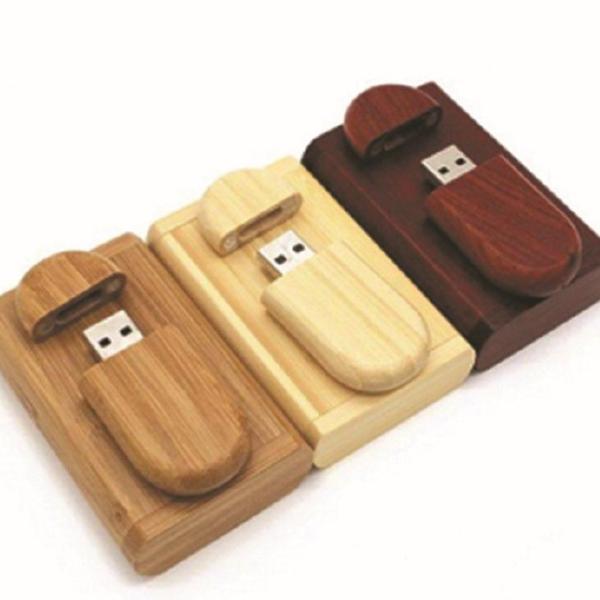 Bamboo Oval USB