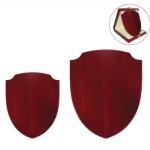Shield Shaped Wooden Plaque with Box