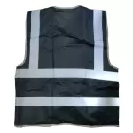 White Black Safety Jacket Print