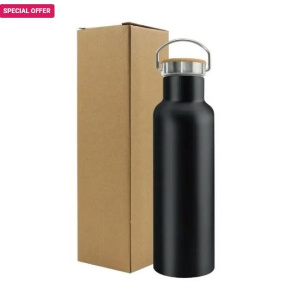 Stainless Steel Bamboo Flask