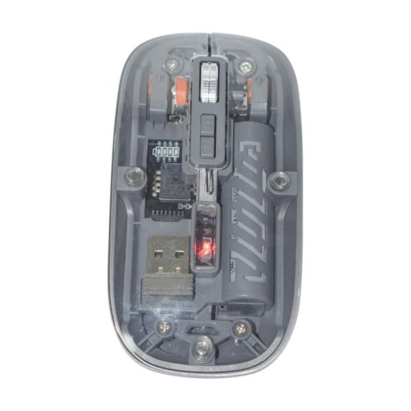 Wireless Mouse Transparent Dual Mode