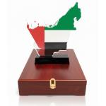 Custom Crystal UAE Map Award