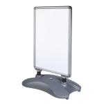 Double-Sided A-Board with Aluminium Profile & Water Base – 70 × 100 cm (with Wheels)