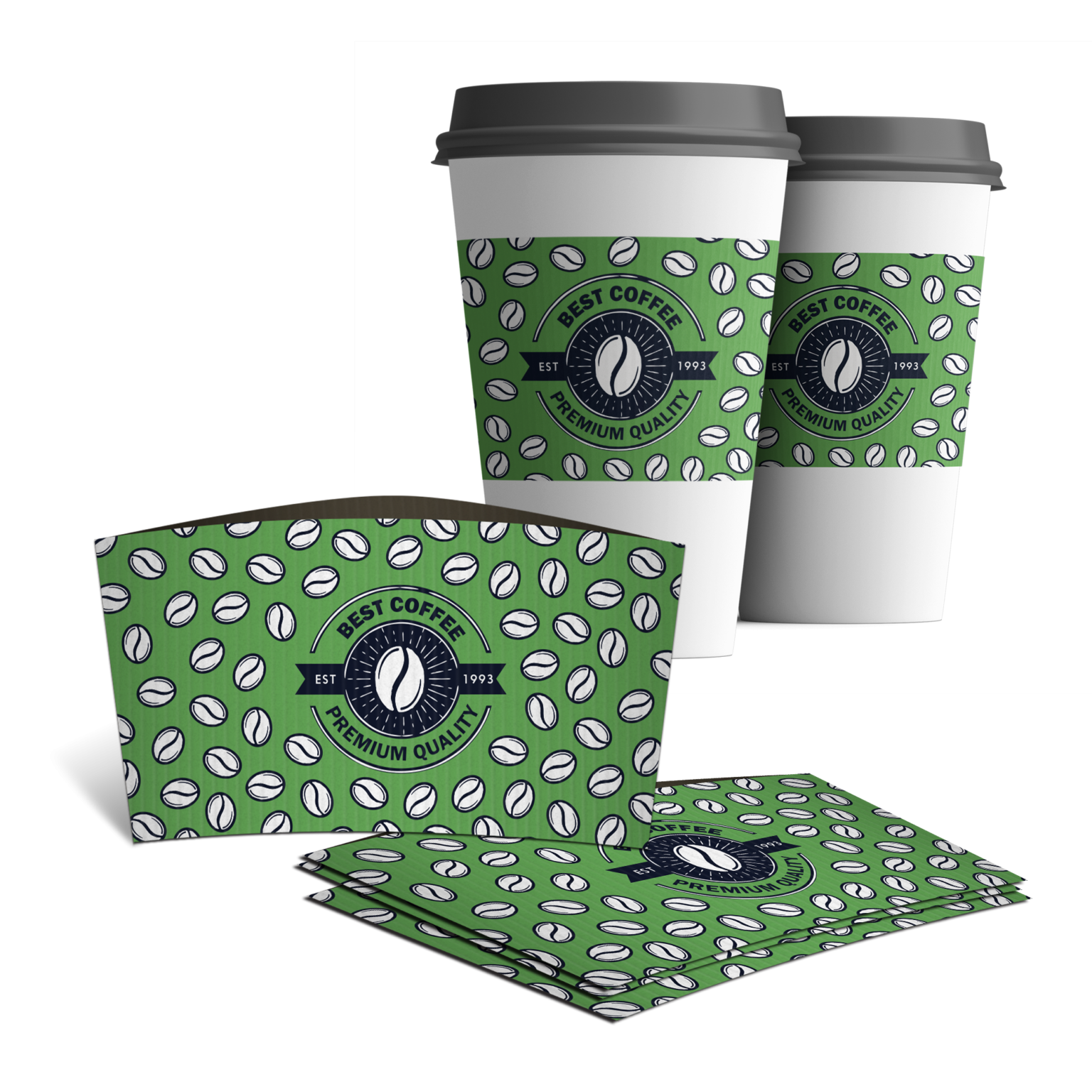 Paper Cup Sleeve Printing - Indus Advertising LLC || One Stop Print Shop